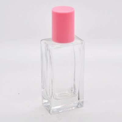Wholesale minimalist design cheap 30ml glass perfume bottle with cap 