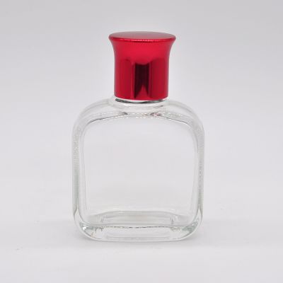 Wholesale modern simple design 50ml recyclable glass perfume spray bottles
