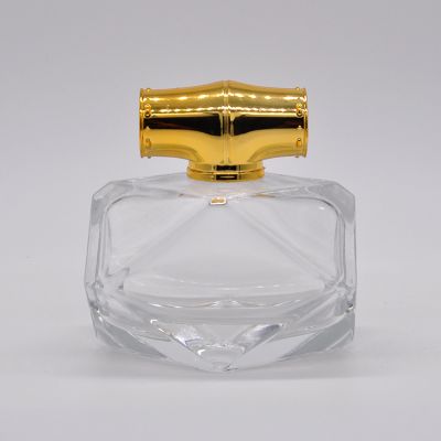 Unique design high end unisex elegant 100ml perfume glass spray bottle 