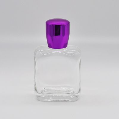 Wholesale simple design cheap transparent 40ml perfume glass bottle 