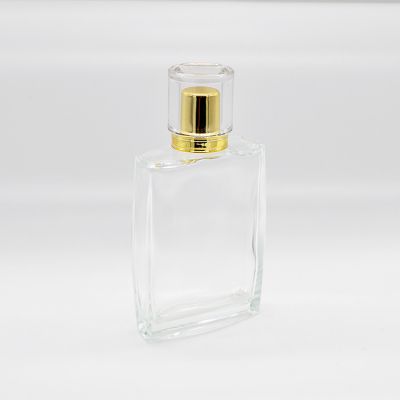 100ml Chinese factory direct square transparent perfume bottle for sale 