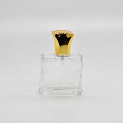 25ml Empty high quality special design transparent OEM glass perfume bottle with pump sprayer