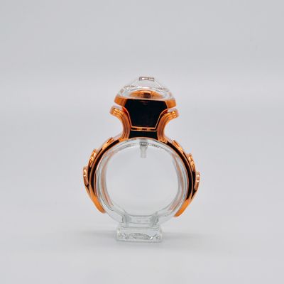 25ml Empty high quality transparent OEM glass perfume bottle with pump sprayer 
