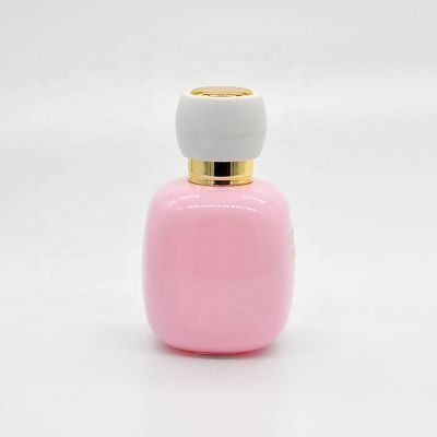 Gradient Sample Colored Coated Factory Design Glass Custom Spray Neck Lady Pump Perfume Bottle 