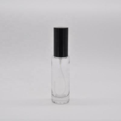 Wholesale High quality clear OEM 25ml refillable glass perfume bottle