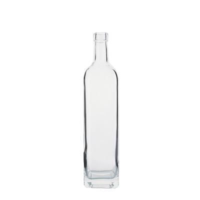 75cl 0.75l Gin Custom Clear Flint Empty Cork Stopper bottle Vodka Glass 750ml Liquor Bottles 