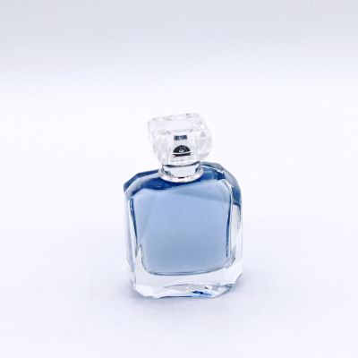 50ml small capacity transparent exquisite empty glass perfume bottles 