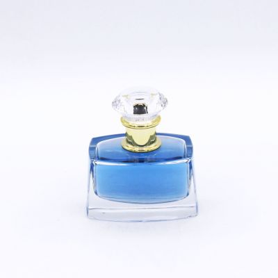 oblate square 50ml elegant wholesale high quality glass perfume bottles 