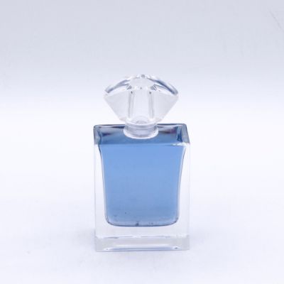 round long cylindrical exquisite 100ml transparent empty perfume glass bottles