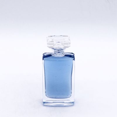 50ml rectangle transparent exquisite smooth perfume glass bottles wholesale