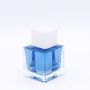 square 100ml exquisite transparent high quality wholesale perfume glass bottle