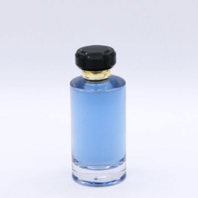 round elegant transparent high quality wholesale 100ml glass bottles perfumes