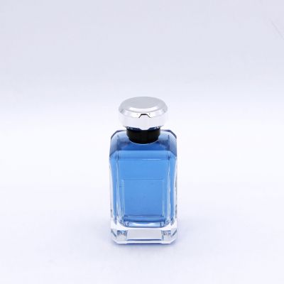 100ml transparent custom exquisite square rectangle empty perfume bottles 