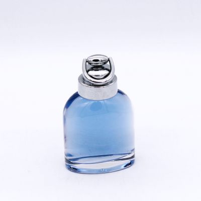 round elliptical 100ml transparent exquisite empty glass perfume bottles 