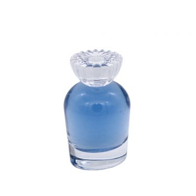 round elegant transparent high quality wholesale glass bottles perfumes 