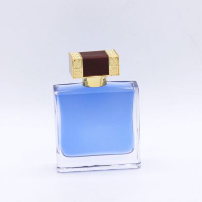 100ml oblate square rectangle elegant empty glass perfume bottles wholesale