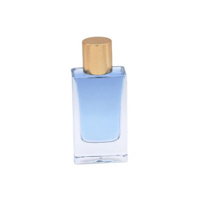 fancy square empty high quality custom wholesale glass perfume bottles 
