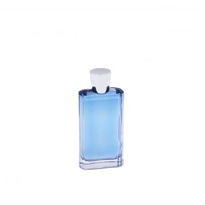transparent 100ml perfume with round corner exquisite glass perfume bottles