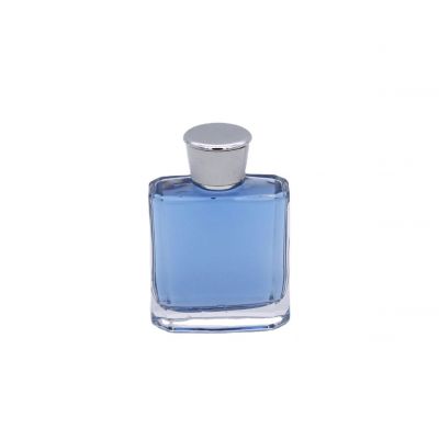 oblate rectangle transparent exquisite high quality glass perfume bottles 