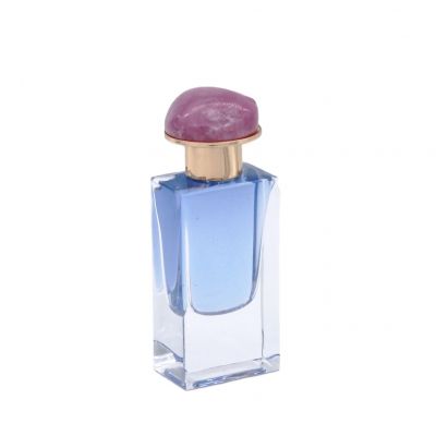 exquisite transparent high quality custom empty glass perfume bottle wholesale