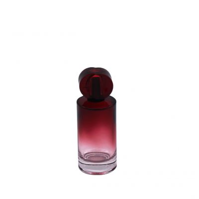 design gradual coating cylinder 100ml cosmetic glass empty perfume bottles for sale 