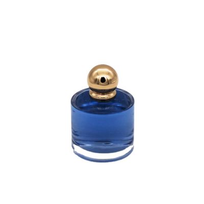 fancy oblate high quality custom 50ml wholesale glass perfume bottles 