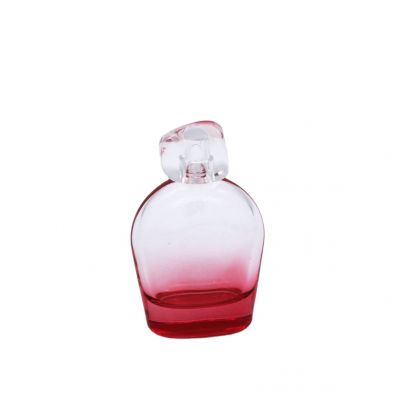 wholesale gradual coating bottom red cosmetic glass empty perfume bottles 100ml 