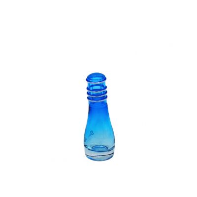 custom elegant high quality gradually varied painting glass perfume bottle 