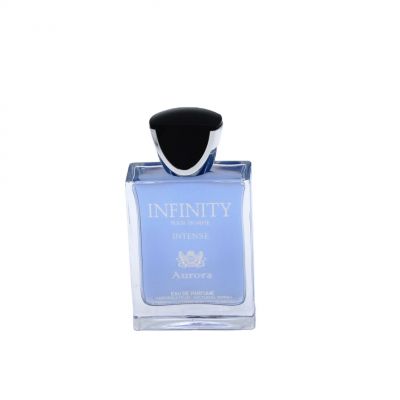 custom square transparent high quality wholesale glass bottles perfume 