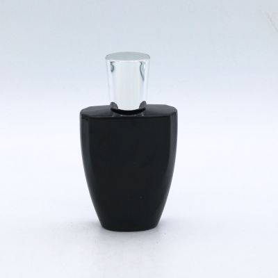 custom elegant high quality fancy empty printing color glass perfume bottle for sale 
