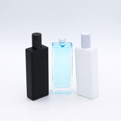 exquisite custom solid printing color glass perfume bottle 50ml for sale 