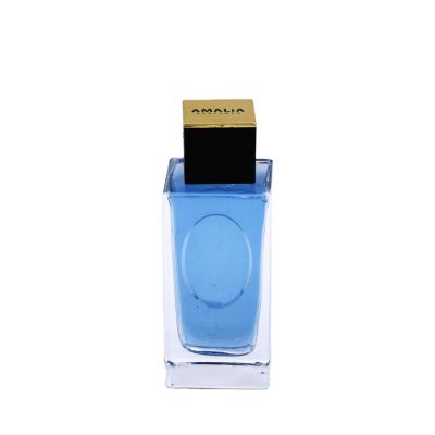 wholesale luxury 100ml cosmetic packaging empty clear glass perfume bottles
