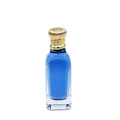 wholesale fancy transparent 100ml cosmetic empty glass perfume bottle 
