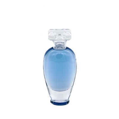 personalised 100ml clear glass cosmetic packaging custom perfume bottle 