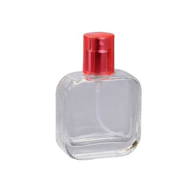 square glass transparent bottle perfume 30ml 