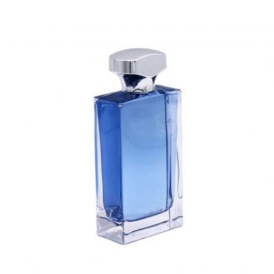design non-spill high quality 100ml clear perfume glass bottle for cosmetics 