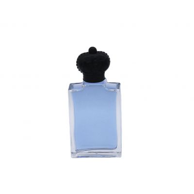 wholesale decorative transparent leakproof 100ml perfume clear bottle glass 