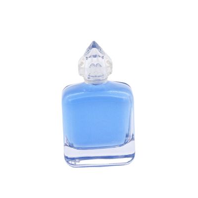 manufacturer design leakproof luxury clear 100ml spray parfume bottle glass 