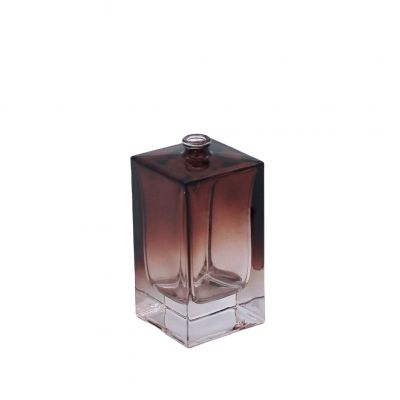 gradual coating high quality 100ml empty cosmetic perfume clear bottle glass
