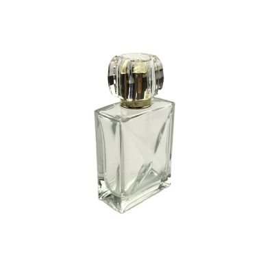 100ml clear perfume empty pump glass bottle for men 
