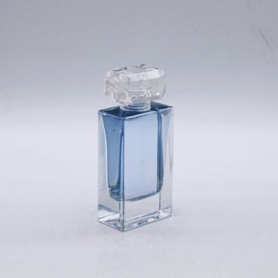 luxury hand polish clear empty 100ml glass perfume bottles with surlyn cap 
