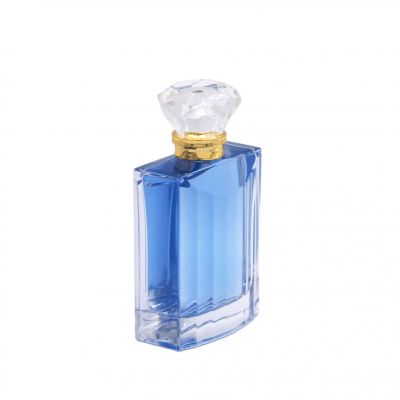 new design transparent luxury cosmetic packaging 100ml glass perfume bottle empty 