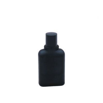 high quality luxury black empty perfume cosmetic container mist spray glass bottle 