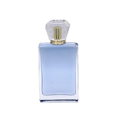 wholesale transparent cosmetic packaging fancy glass spray 100ml perfume bottles 