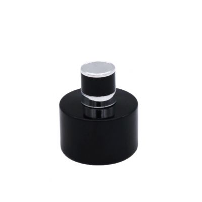 100ml luxury black round glass cosmetic packaging wholesale perfume bottles
