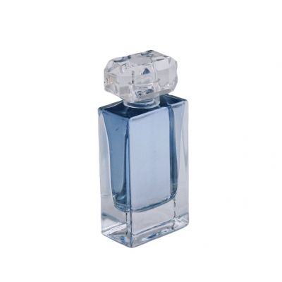 good quality empty cosmetic packaging non-spill 50ml perfume glass clear bottle for sale 