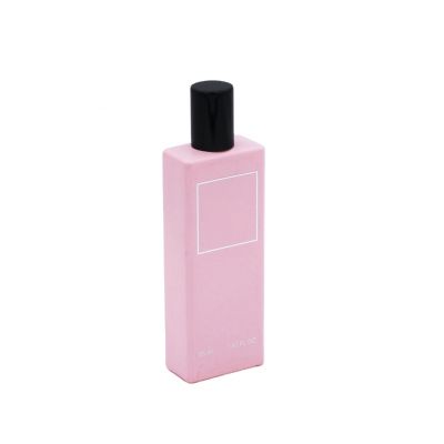 wholesale empty pink perfume cosmetic packaging glass luxury spray bottles 
