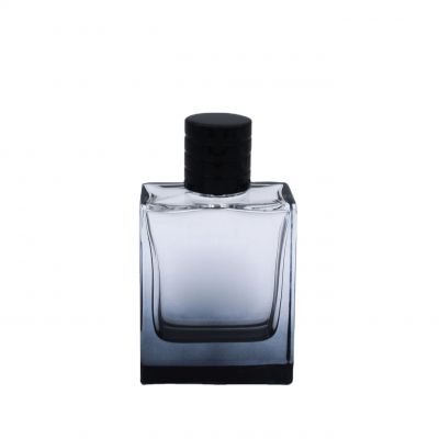supplier design gradual coating black 100ml vintage perfume empty glass bottles 