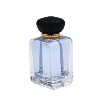 wholesale high-grade transparent 100ml empty cosmetic clear perfume spray bottle glass 