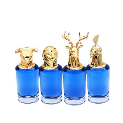 wholesale non-spill crimp neck empty clear perfume glass bottle cosmetics 100ml 